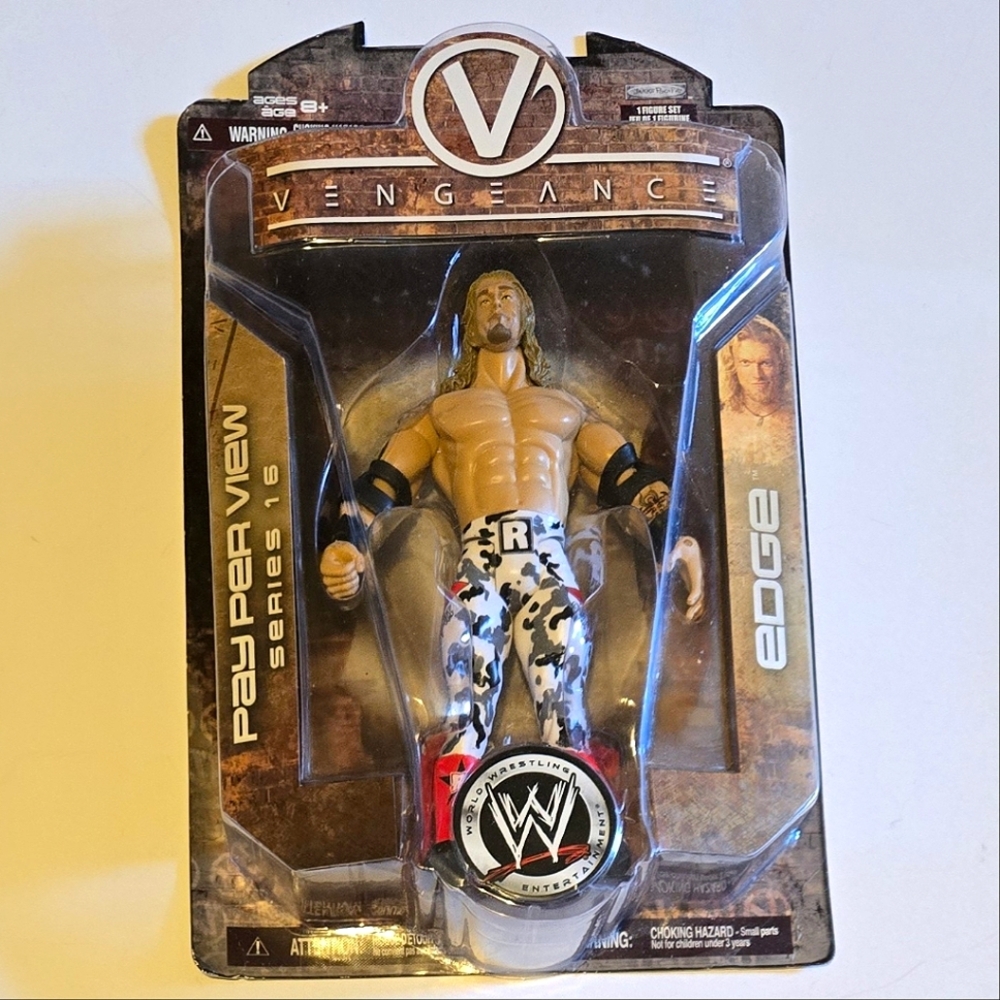 WWE Series 16 Jakks RARE Wrestling Figure EDGE 🔥 NEW SEALED 🔥